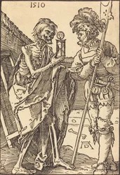 La muerte y el lansquenete, 1510