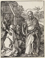 La despedida de Cristo de su madre