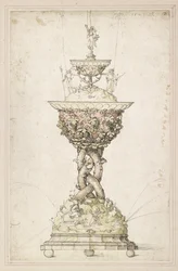 Diseño para una fuente de mesa, 1509
