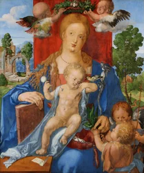 La Virgen con el lúgano