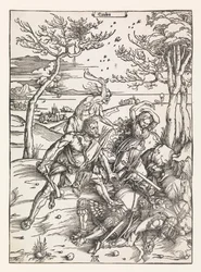 Hércules conquistando a los gemelos Molionide