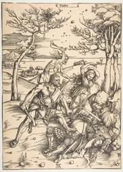 Hércules conquistando a los gemelos Moliónides, s.f.