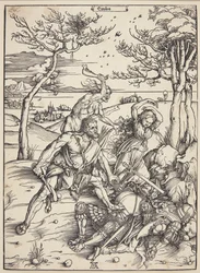 Hércules venciendo a los Gemelos Moliónidas