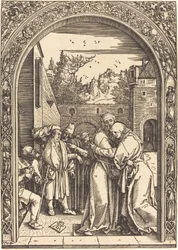 Joaquín y Ana en la Puerta Dorada