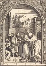 Joaquín y Ana en la Puerta Dorada