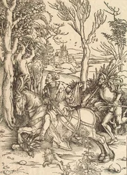 Caballero y Lansquenete, c. 1497