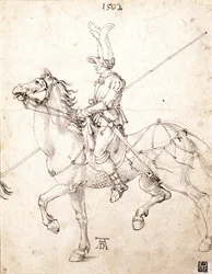 Lancero a caballo, 1502