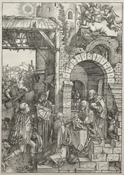 Vida de la Virgen: Adoración de los Magos, 1504-1505
