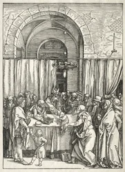 Vida de la Virgen: Rechazo del Sacrificio de Joaquín, 1504-1505