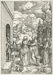 Vida de la Virgen: La Visitación, 1504-1505