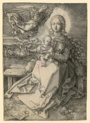 María, coronada por un ángel