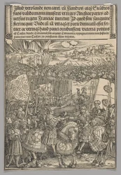 Maximiliano y Enrique VIII de Inglaterra, lámina 22 de Escenas Históricas de la Vida del Emperador Maximiliano I del Arco Triunfal