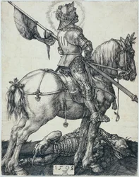 San Jorge a caballo (Bartsch 54)