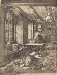 San Jerónimo en su estudio