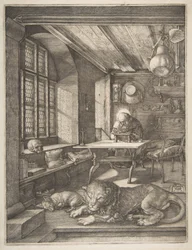 San Jerónimo en su estudio