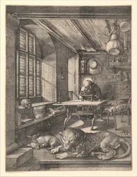 San Jerónimo en su estudio, 1514