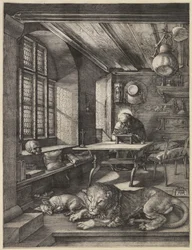 San Jerónimo en su estudio