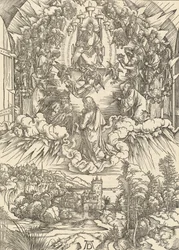 San Juan ante Dios y los ancianos, 1498