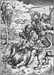 Sansón mata al león