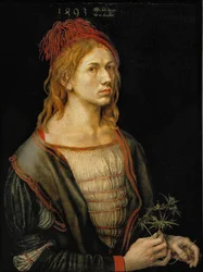 Autorretrato con cardo