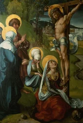 Políptico de los Siete Dolores Crucifixión, 1495-1496