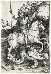 San Jorge matando al dragón, 1500s