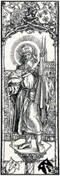 San Sebaldo en un Capitel, 1906