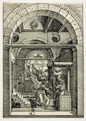 La Anunciación, de La Vida de la Virgen