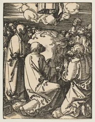 La Ascensión, de La Pequeña Pasión, ca. 1510