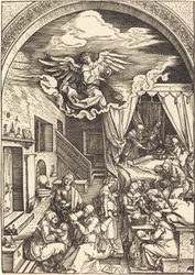 El nacimiento de la Virgen