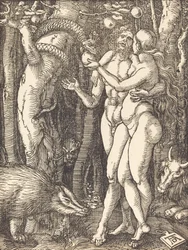La caída del hombre, probablemente c. 1509-1510