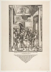 La glorificación de la Virgen, de La vida de la Virgen, edición latina, 1511