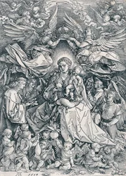La Santa Virgen como Reina de los Ángeles, 1518-1906