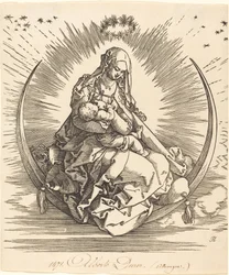 La Madonna en la media luna