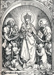 La Madonna con los Frailes Cartujos, San Juan Bautista y San Bruno, 1515 1906
