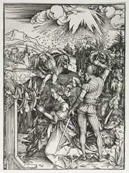 El martirio de Santa Catalina de Alejandría, c. 1497