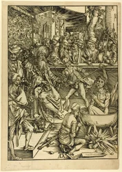 El martirio de San Juan, del Apocalipsis