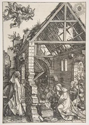 La Natividad, de La vida de la Virgen, edición latina, 1511