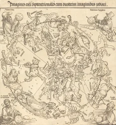 El hemisferio celeste norte, 1515