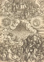 La apertura del quinto y sexto sello, probablemente c. 1496-1498