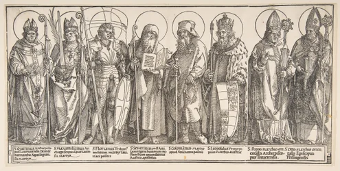 Los Santos Patronos de Austria, 1515-17.