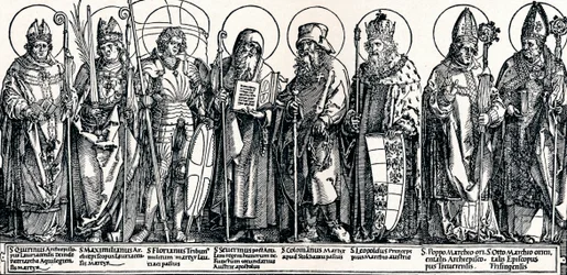 Los santos patronos de Austria, 1515 1906