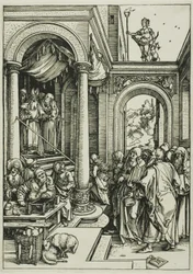 La Presentación de la Virgen en el Templo, de La Vida de la Virgen