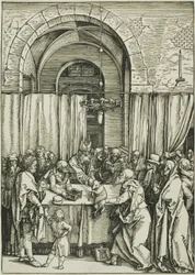 El rechazo de la ofrenda de Joaquín, de La vida de la Virgen