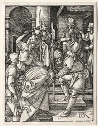 La pequeña pasión: Cristo ante Anás, 1509-1511