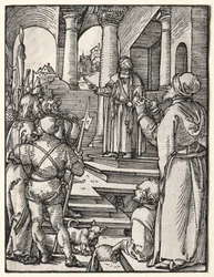 La Pequeña Pasión: Cristo ante Pilato, c. 1509-1511