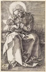 La Virgen amamantando al Niño
