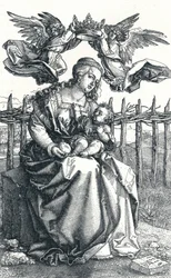La Virgen y el Niño coronados por dos Ángeles, 1518, 1906