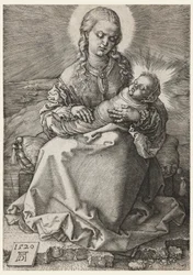 La Virgen y el Niño en pañales