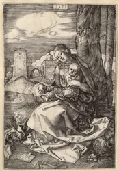 La Virgen y el Niño con la pera